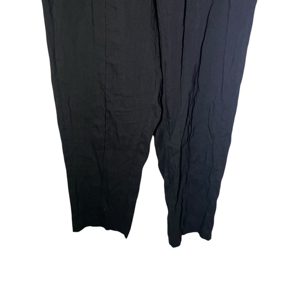 Babaton Day Errol Black Linen Blend Pants Small - Picture 4 of 9